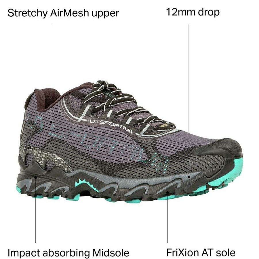 Running Shoes * | La Sportiva Wildcat 2.0 Gtx Trail Running Shoe Women'S Online Carbon/Aqua