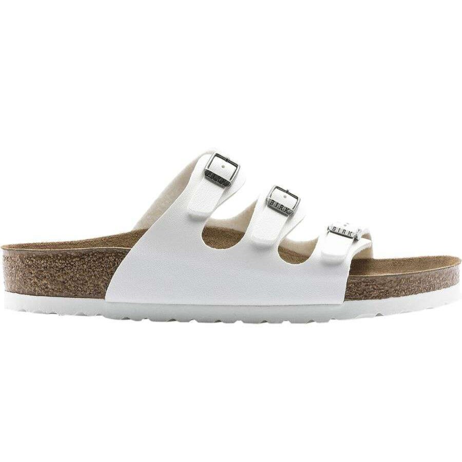 Sandals * | Birkenstock Florida Limited Edition Narrow Sandal Women'S Sale White Birko-Flor