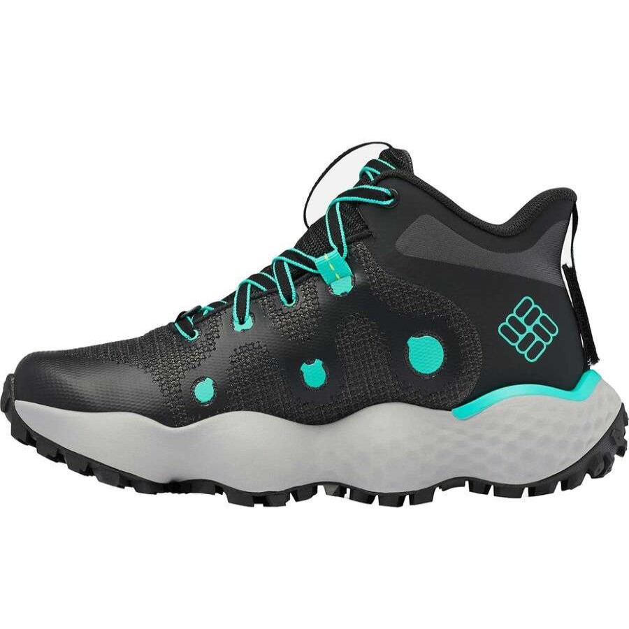 Running Shoes * | Columbia Escape Thrive Endure Trail Running Shoe Women'S Online Black/Electric Turquoise