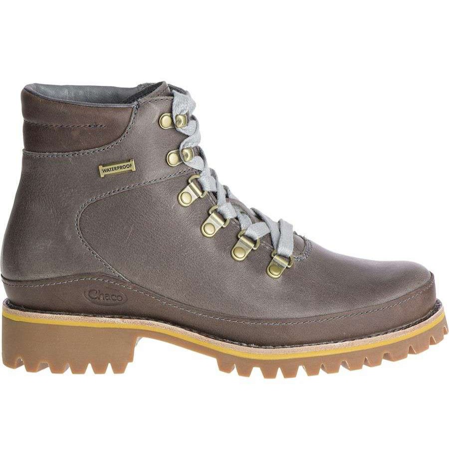 Casual Boots & Shoes * | Chaco Fields Waterproof Boot Women'S Discount Gray