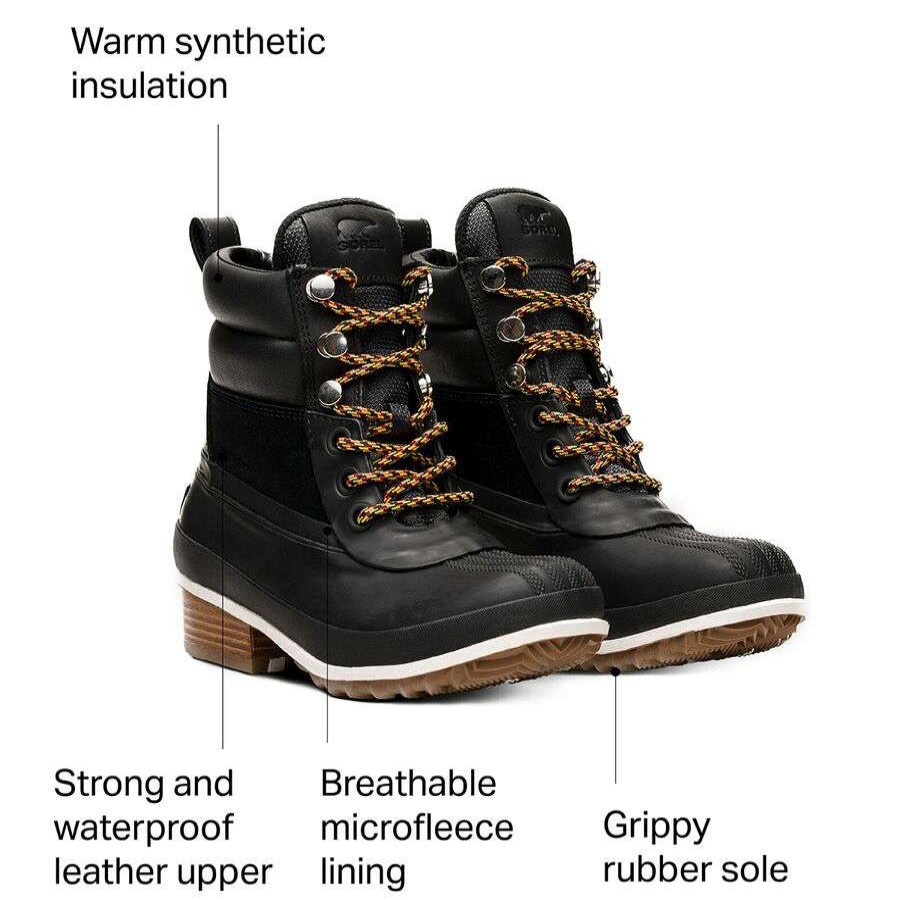 Winter Shoes * | Sorel Slimpack Iii Hiker Boot Women'S Discount Black