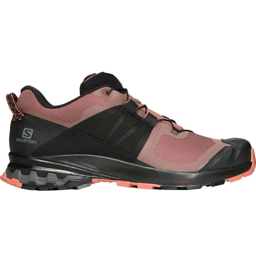 Running Shoes * | Salomon Xa Wild Trail Running Shoe Women'S Sale Peppercorn/Black/Cedar Wood