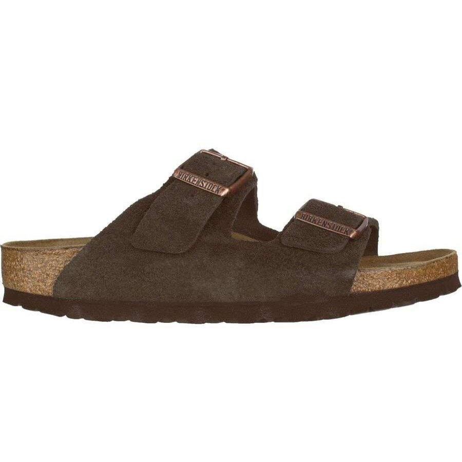 Sandals * | Birkenstock Arizona Soft Footbed Suede Narrow Sandal Women'S Discount