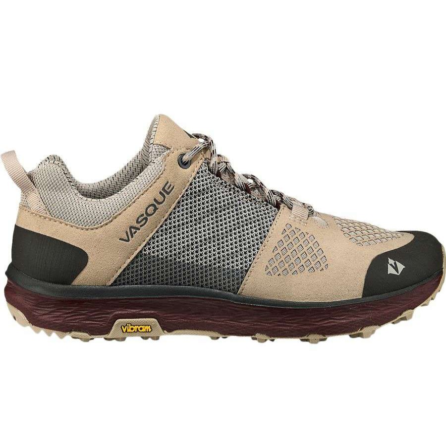 Outdoor Shoes * | Vasque Breeze Lt Low Hiking Shoe Women'S Sale Aluminum/Rum Raisin