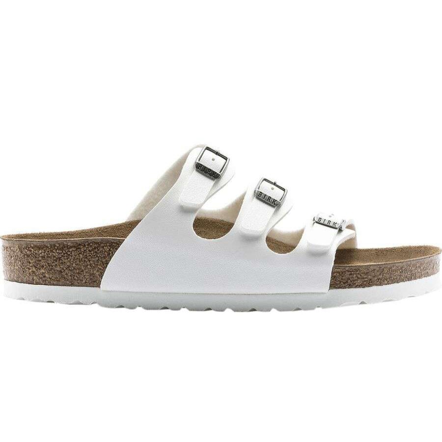 Sandals * | Birkenstock Florida Limited Edition Sandal Women'S Sale White Birko-Flor