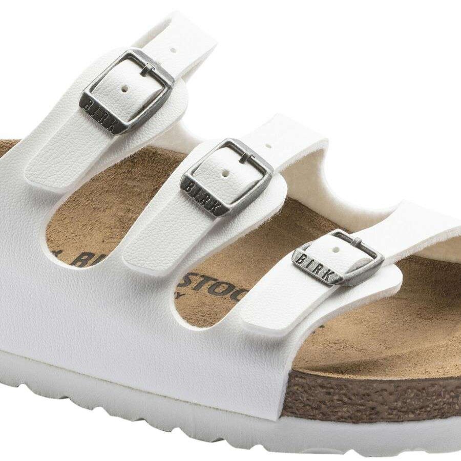 Sandals * | Birkenstock Florida Limited Edition Sandal Women'S Sale White Birko-Flor