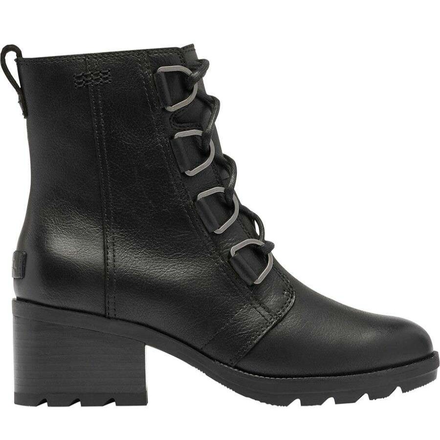 Casual Boots & Shoes * | Sorel Cate Lace Boot Women'S Discount Black