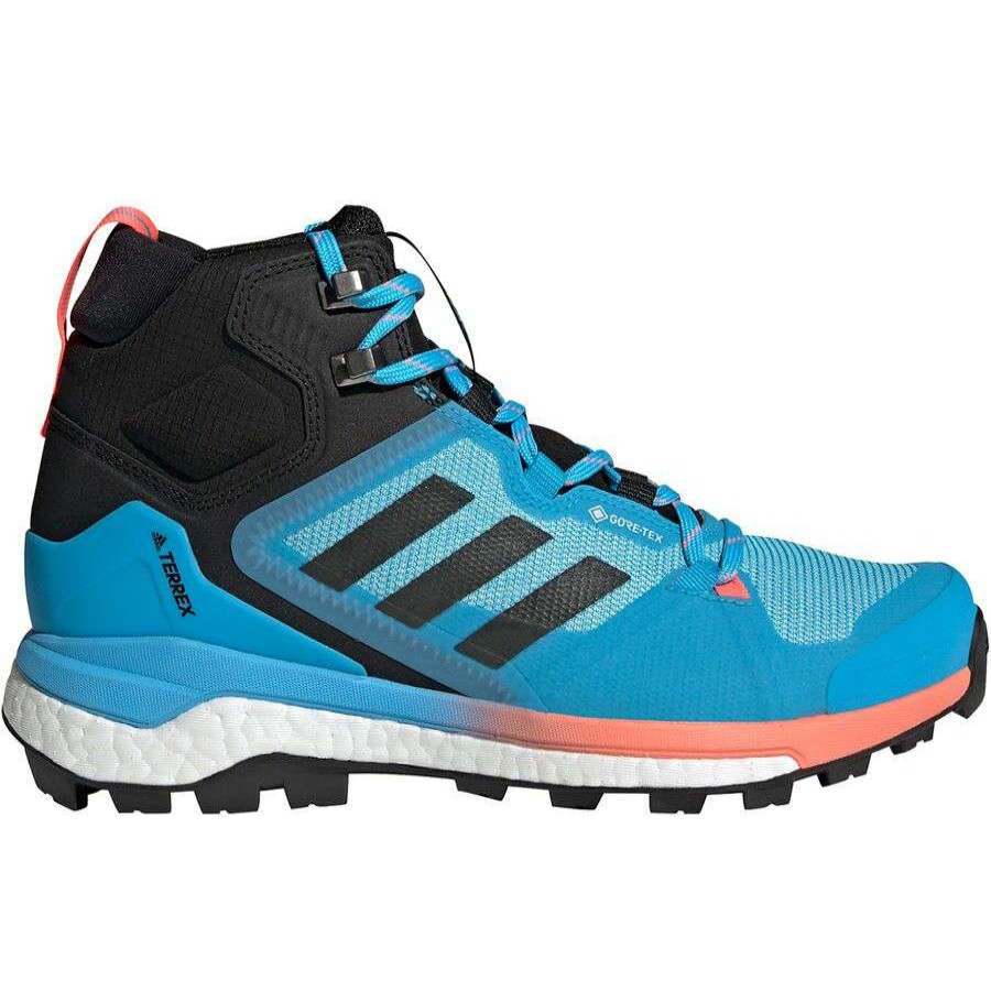 Outdoor Shoes * | Adidas Outdoor Terrex Skychaser 2 Mid Gtx Hiking Boot Women'S Sale Sky Rush/Grey Six/Acid Red