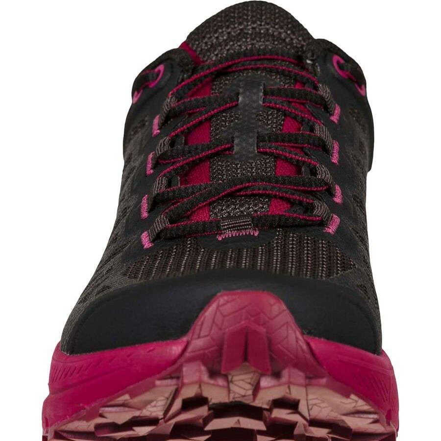 Running Shoes * | La Sportiva Karacal Trail Running Shoe Women'S Discount Black/Red Plum