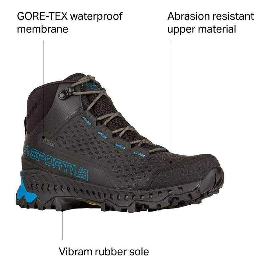 Outdoor Shoes * | La Sportiva Stream Gtx Boot Women'S Discount Carbon/Neptune